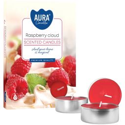 Lumanari pastila parfumate 4h Raspberry Cloud 6b - AURA