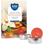 Lumanari pastila parfumate 4h Vanilie amber 6b - AURA