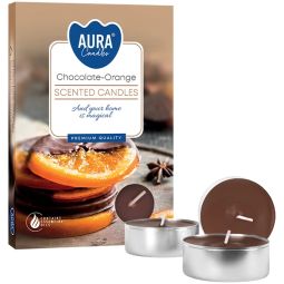 Lumanari pastila parfumate 4h Ciocolata orange 6b - AURA