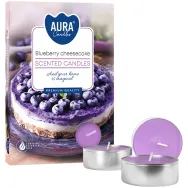 Lumanari pastila parfumate 4h Cheesecake afine 6b - AURA