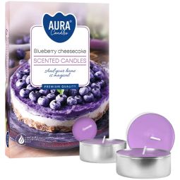 Lumanari pastila parfumate 4h Cheesecake afine 6b - AURA