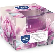 Lumanare parfumata pahar 18h Floral heaven 80g - AURA