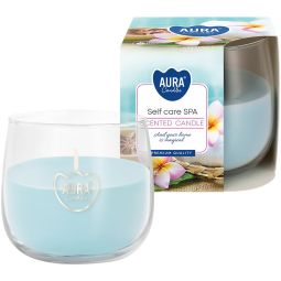 Lumanare parfumata pahar 24h Self care spa 130g - AURA