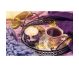 Lumanare parfumata pahar imprimat 20h Flower garden 100g - AURA