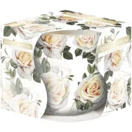 Lumanare parfumata pahar imprimat 20h Sensual blossom 100g - AURA