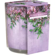 Lumanare parfumata pahar imprimat 22h Floral harmony 100g - AURA