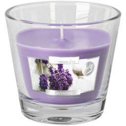 Lumanare parfumata pahar 26h Lavanda 140g - AURA