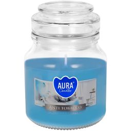 Lumanare parfumata borcan cu capac 28h AntiTabac 120g - AURA