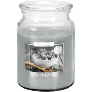 Lumanare parfumata borcan cu capac 100h Salt cave 500g - AURA