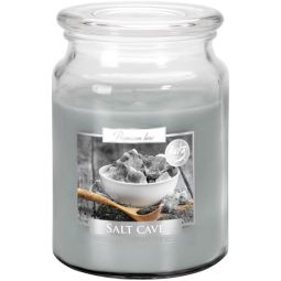 Lumanare parfumata borcan cu capac 100h Salt cave 500g - AURA
