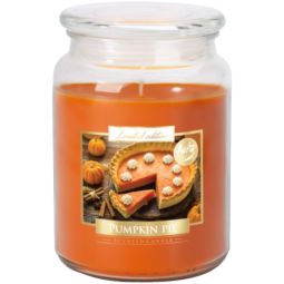Lumanare parfumata borcan cu capac 100h Placinta dovleac 500g - AURA