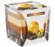 Lumanare parfumata pahar 3culori 32h Chocolate Orange 170g - AURA