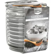 Lumanare parfumata pahar spirala 28h Salt cave 130g - AURA