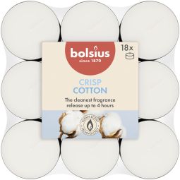 Lumanari pastila parfumate True Scents 4h Fresh cotton 18b - BOLSIUS