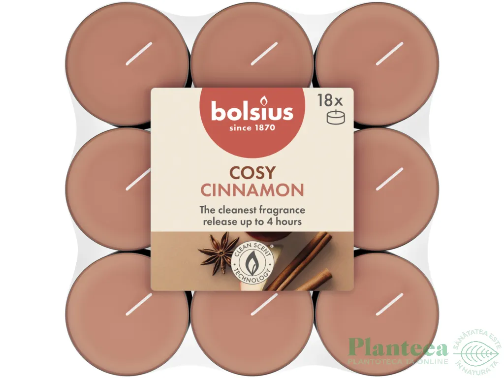 Lumanari pastila parfumate True Scents 4h Mar Scortisoara 18b - BOLSIUS