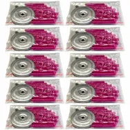 Set 10x Kit Suport metalic cu pluta + 10fitile ceruite pt candele cu ulei plic 1b - LCA