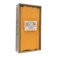 Lumanari menaj cilindrice 230x8mm portocaliu 1kg - LCA