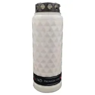 Candela plastic cu capac metalic Premium Line alb 14zile 1,36kg - LCA