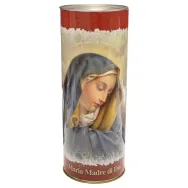 Candela ecologica cu capac antivant Madonna 120h 500g - LCA