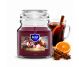 Lumanare parfumata borcan cu capac 28h Vin fiert 120g - AURA