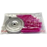 Kit Suport metalic cu pluta + 10fitile ceruite pt candele cu ulei plic 1b - LCA