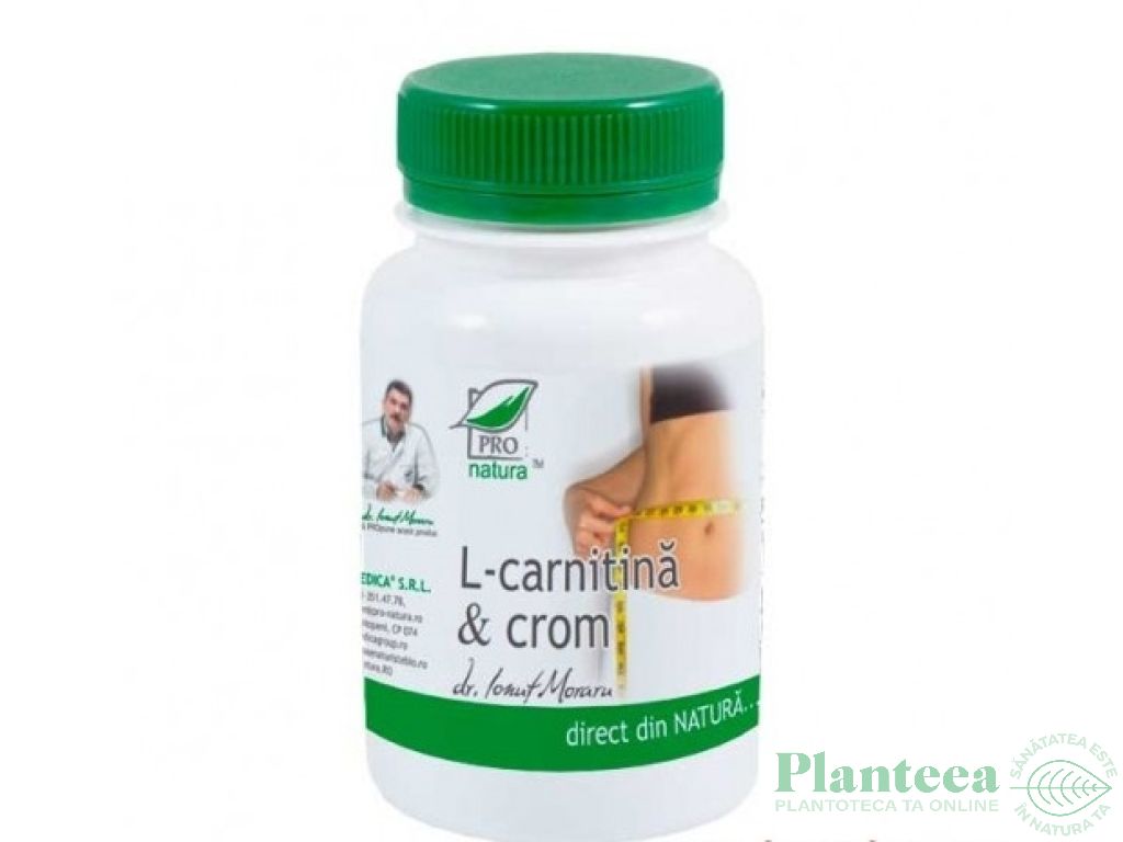 L carnitina chrom 60cps - MEDICA