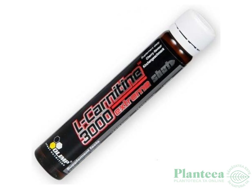 Shot L carnitina 3000 Extreme portocale 25ml - OLIMP