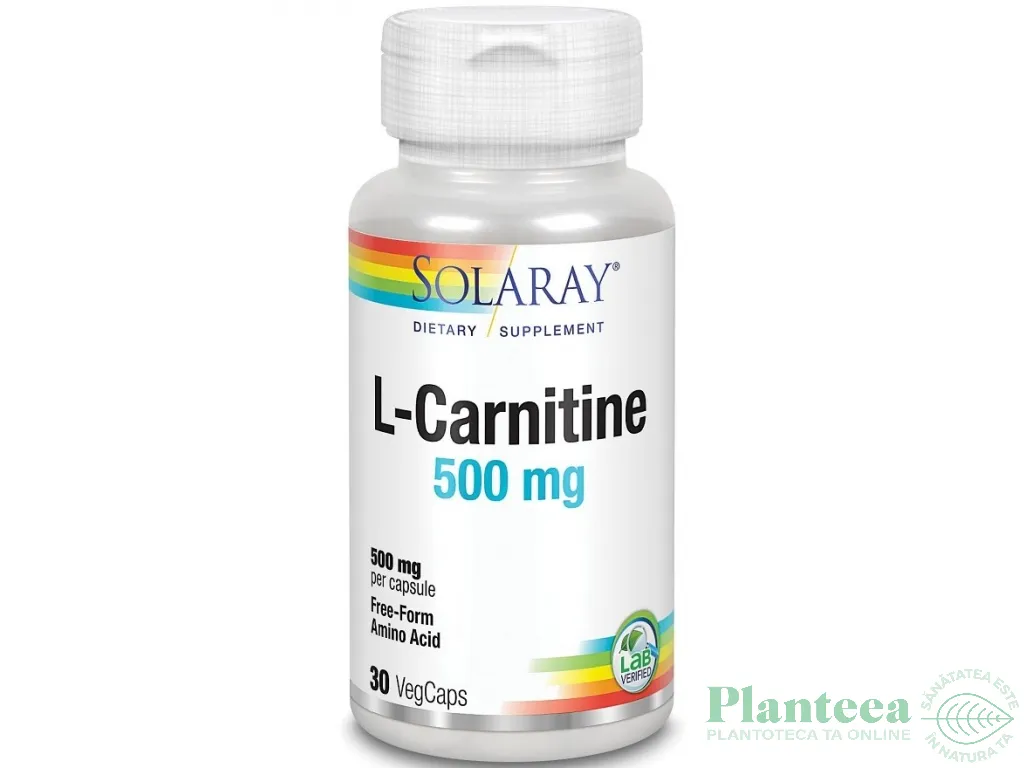 L carnitina 500mg 30cps - SOLARAY