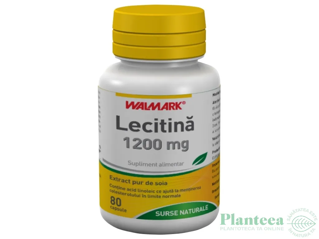 Lecitina 1200mg 80cps - WALMARK
