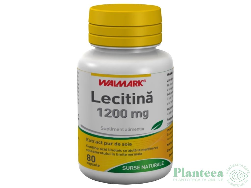 Lecitina 1200mg 80cps - WALMARK