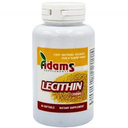 Lecitina 1200mg 60cps - ADAMS