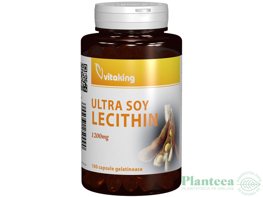 Lecitina soia 1200mg 100cp - VITAKING