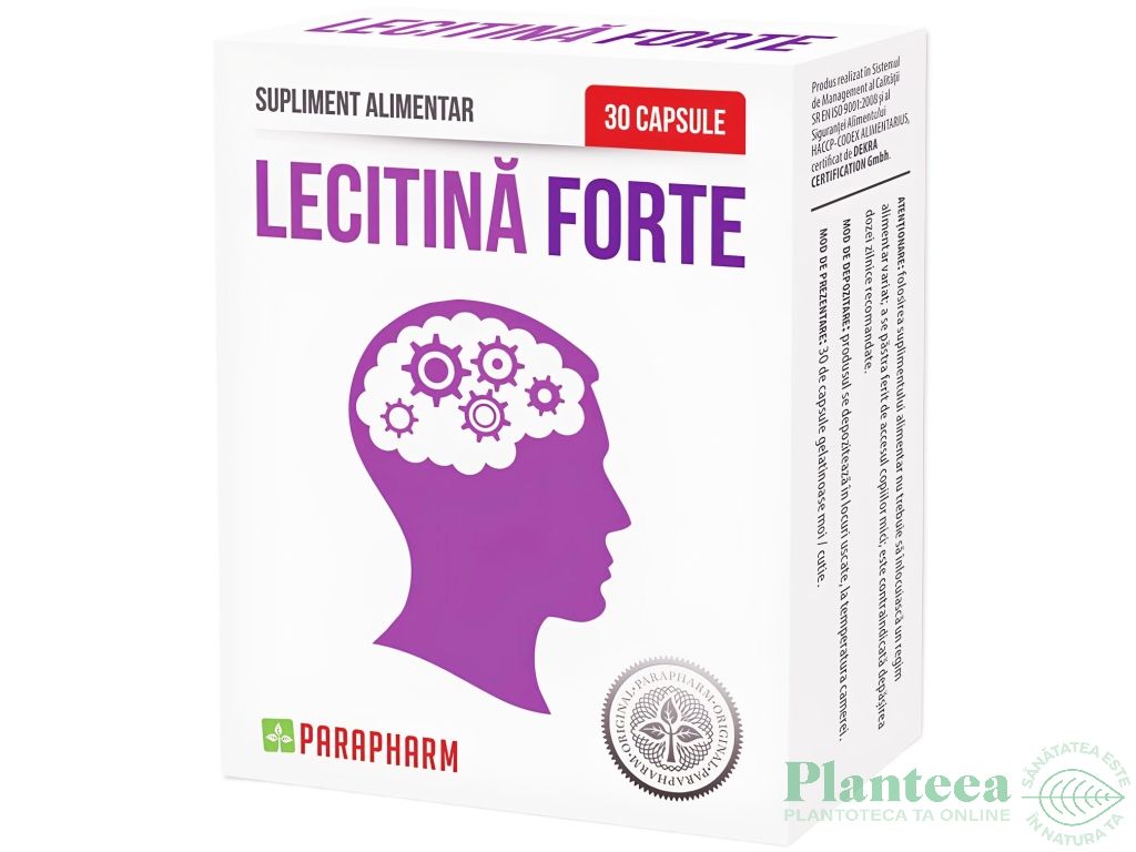 Lecitina forte 30cps - PARAPHARM