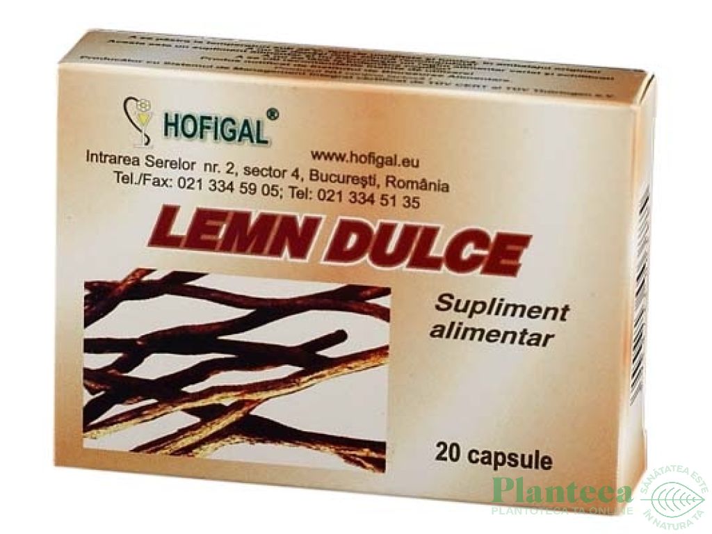 Lemn dulce 20cps - HOFIGAL