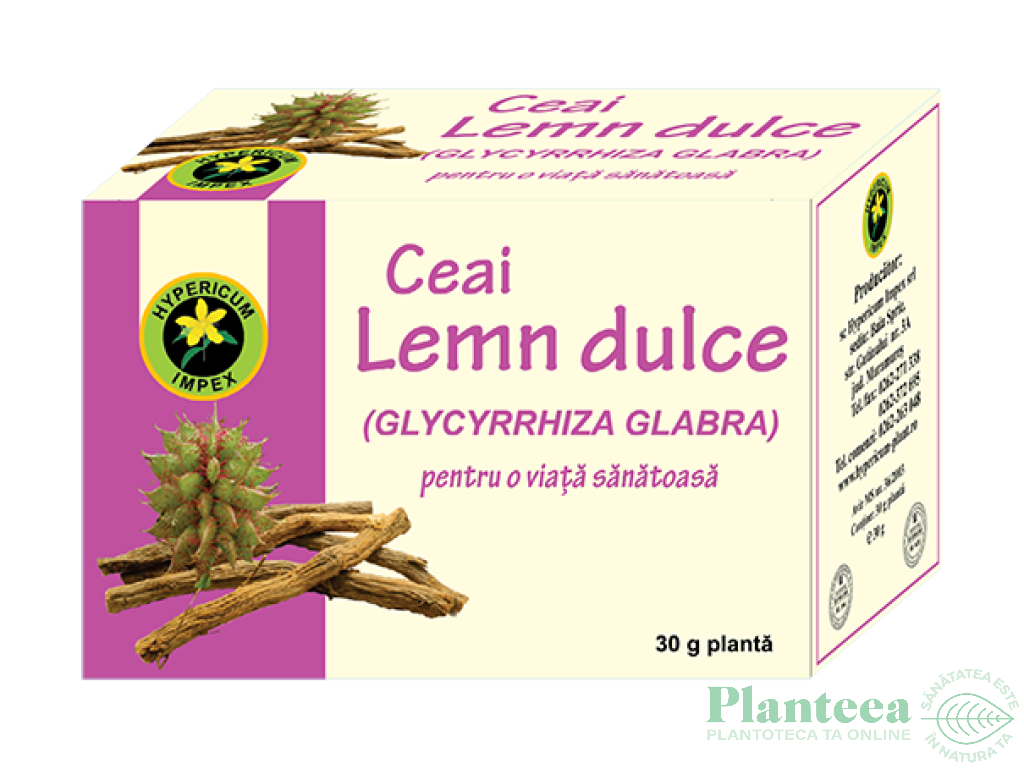 Ceai lemn dulce 30g - HYPERICUM PLANT