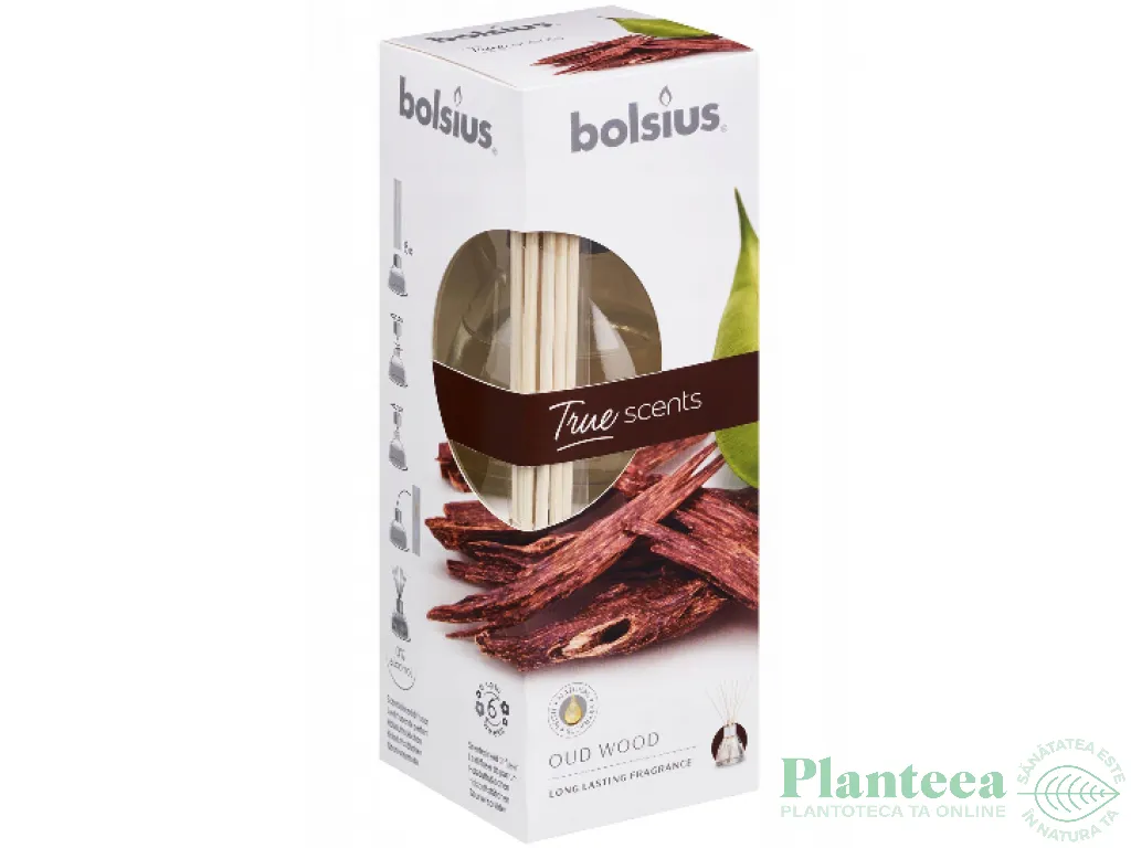 Odorizant difuzor bete casa lemn oud True Scents 45ml - BOLSIUS