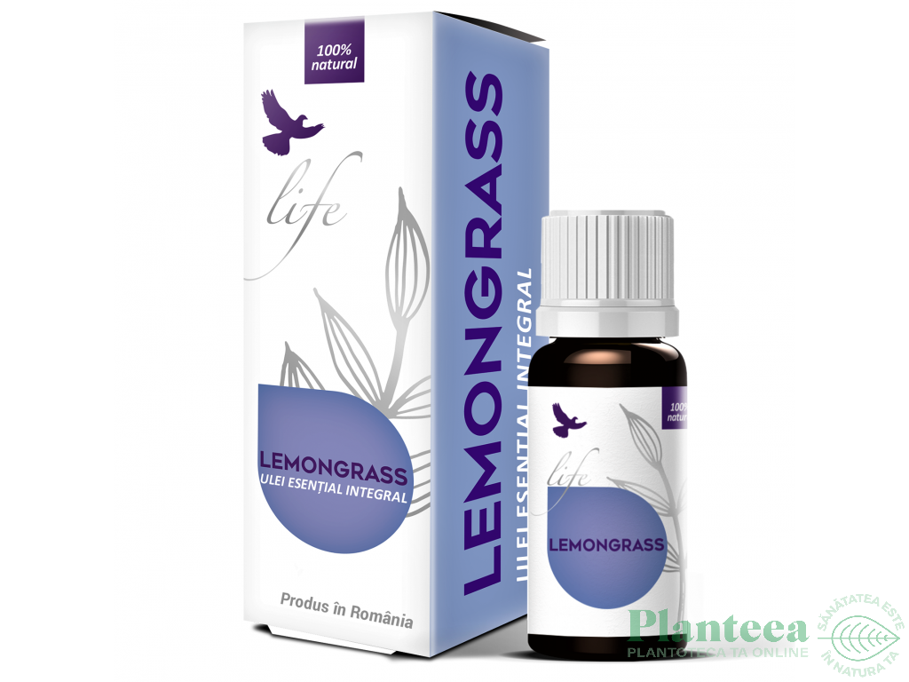 Ulei esential integral lemongrass 10ml - LIFE