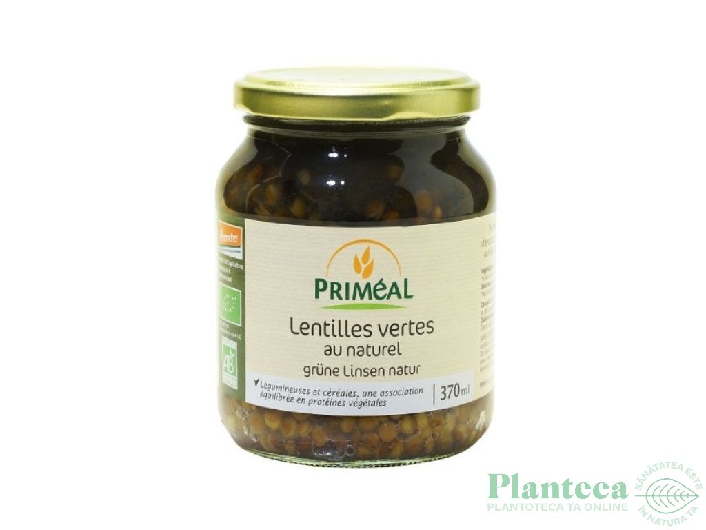 Conserva linte verde eco 370ml - PRIMEAL