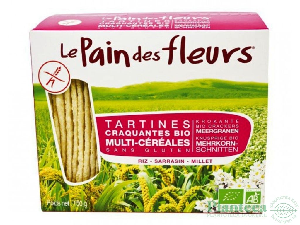 Tartine crocante multicereale eco 150g - LE PAIN DES FLEURS
