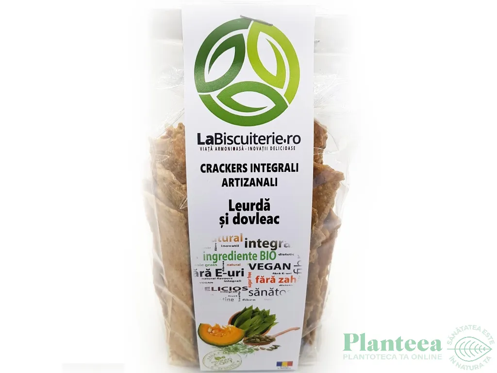 Crackers integrali leurda dovleac 125g - BISCUITERIE