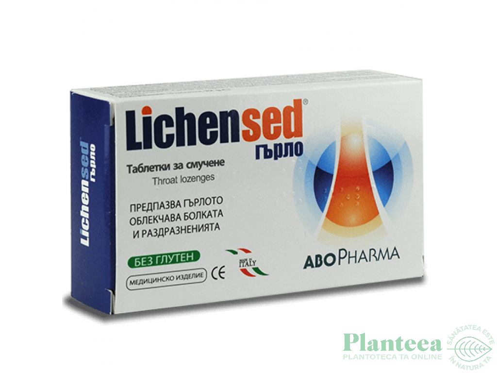 Pastile gat Lichensed 16cp - ABOPHARMA