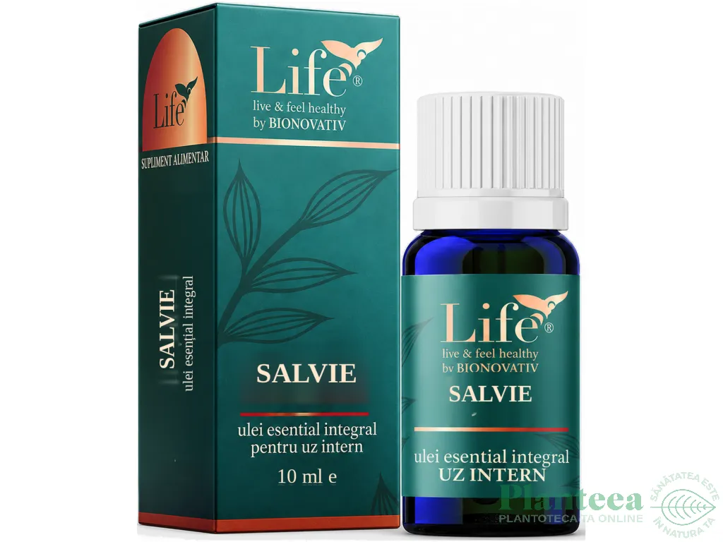 Ulei esential integral salvie [salvia officinalis] 10ml - LIFE