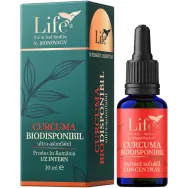 Ulei esential integral curcuma biodisponibil 10ml - LIFE