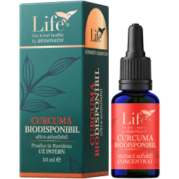 Ulei esential integral curcuma biodisponibil 10ml - LIFE