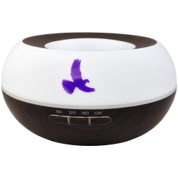 Difuzor ultrasonic uleiuri esentiale brun alb 300ml - LIFE