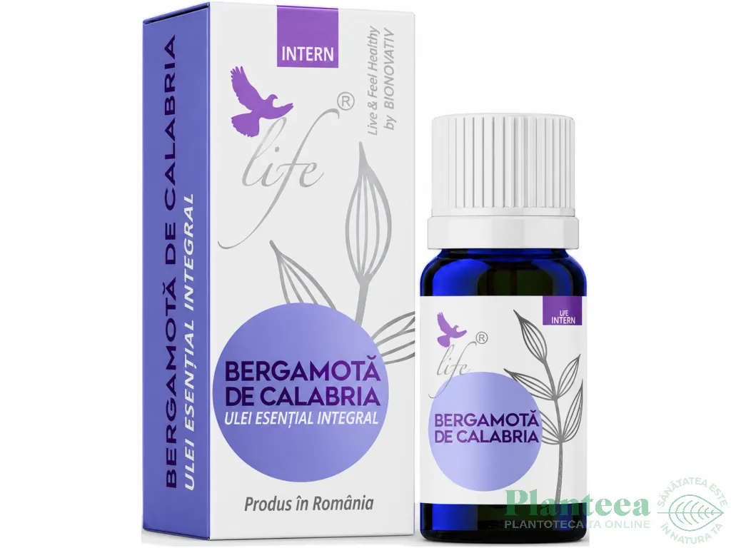 Ulei esential integral bergamota calabria 5ml - LIFE