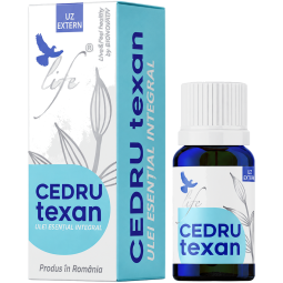 Ulei esential integral cedru texan 10ml - LIFE