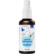 Apa florala geranium musetel 100ml - LIFE
