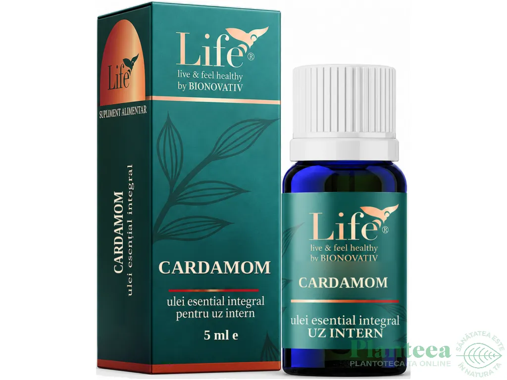 Ulei esential integral cardamom 5ml - LIFE