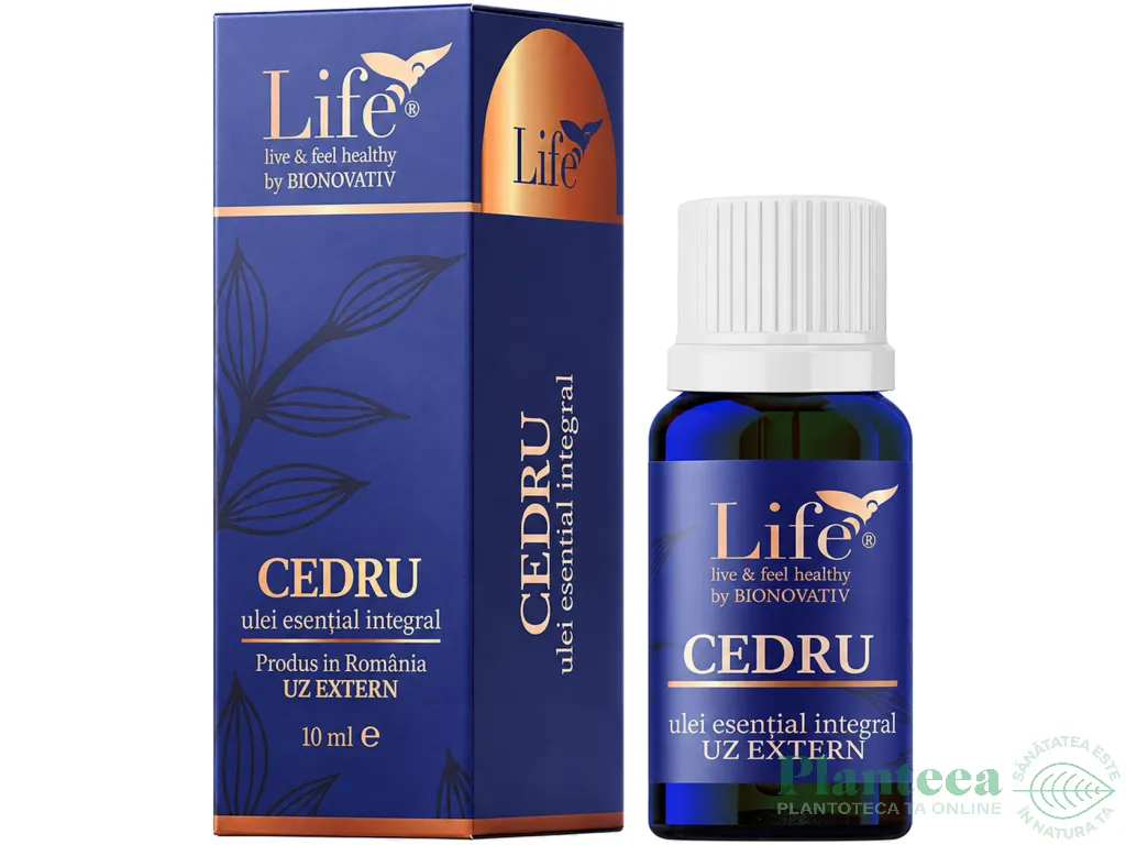 Ulei esential integral cedru Atlas 10ml - LIFE